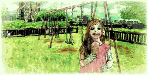 Full Album Illustration by Luke Spooner